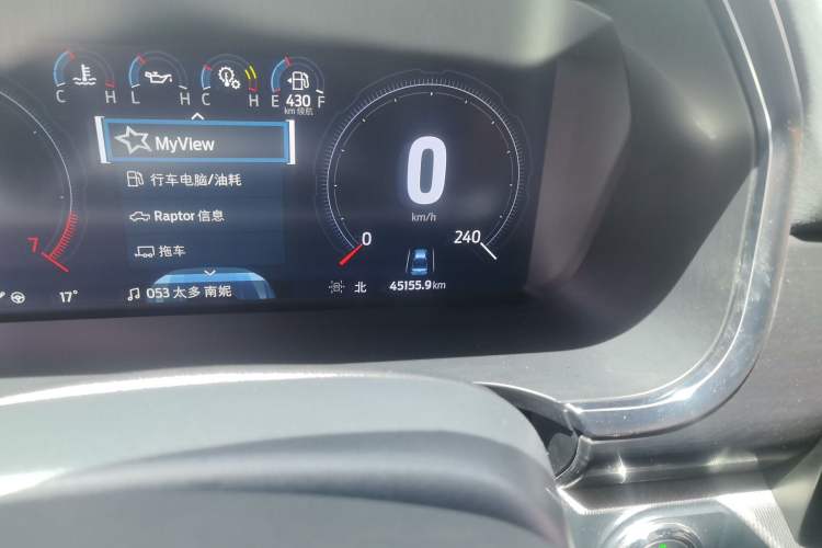 Used Ford F-150 Raptor  Odometer Close Up