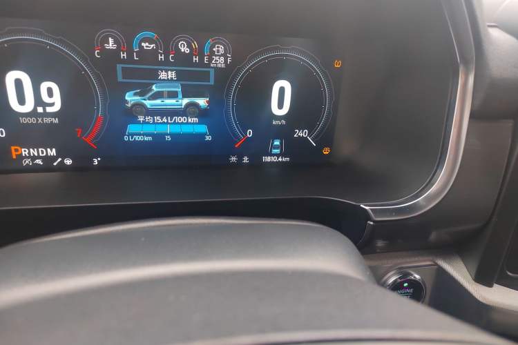Used Ford F-150 Raptor 2022 3.5T Raptor Odometer Close Up