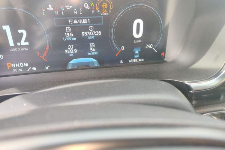 Used Ford F-150 Raptor 2023 3.5T Raptor Odometer Close Up