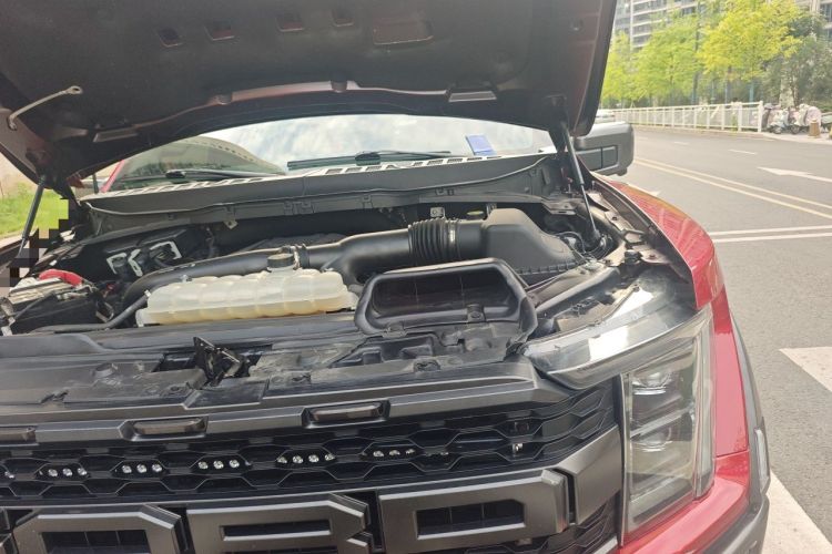 Used Ford F-150 Raptor 2023 3.5T Raptor Blaze Storm Special Edition Engine Bay Left
