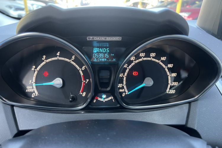 Used Ford Fiesta 2013 Hatchback 1.5L Automatic Fashion Edition Odometer Close Up