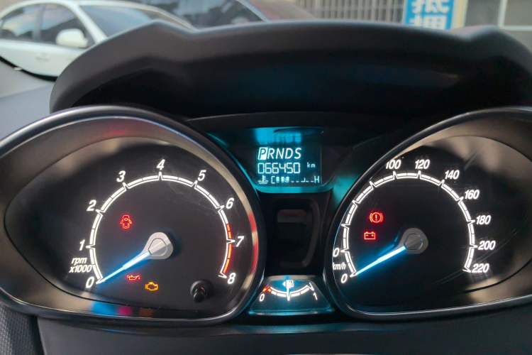 Used Ford Fiesta 2013 Hatchback 1.5L Automatic Fashion Edition Odometer Close Up