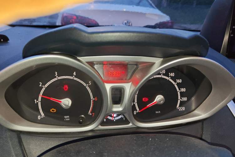 Used Ford Fiesta 2009 Hatchback 1.5L Automatic Fashion Edition Odometer Close Up