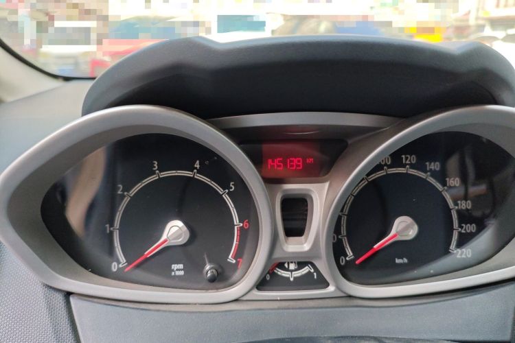 Used Ford Fiesta 2009 Hatchback 1.5L Automatic Fashion Edition Odometer Close Up