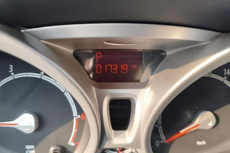 Used Ford Fiesta 2009 Hatchback 1.5L Automatic Fashion Edition Odometer Close Up