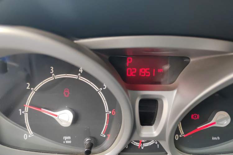 Used Ford Fiesta 2009 Hatchback 1.5L Automatic Fashion Edition Odometer Close Up