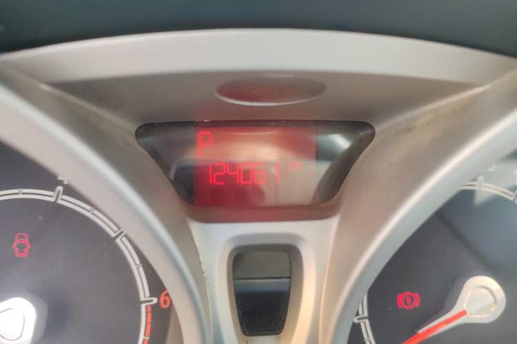 Used Ford Fiesta 2009 Hatchback 1.5L Automatic Fashion Edition Odometer Close Up