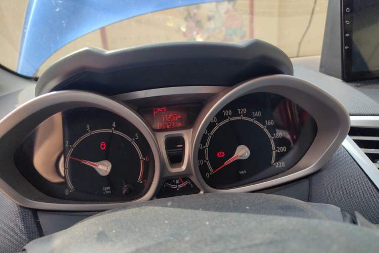 Used Ford Fiesta 2009 Hatchback 1.5L Automatic Fashion Edition Odometer Close Up