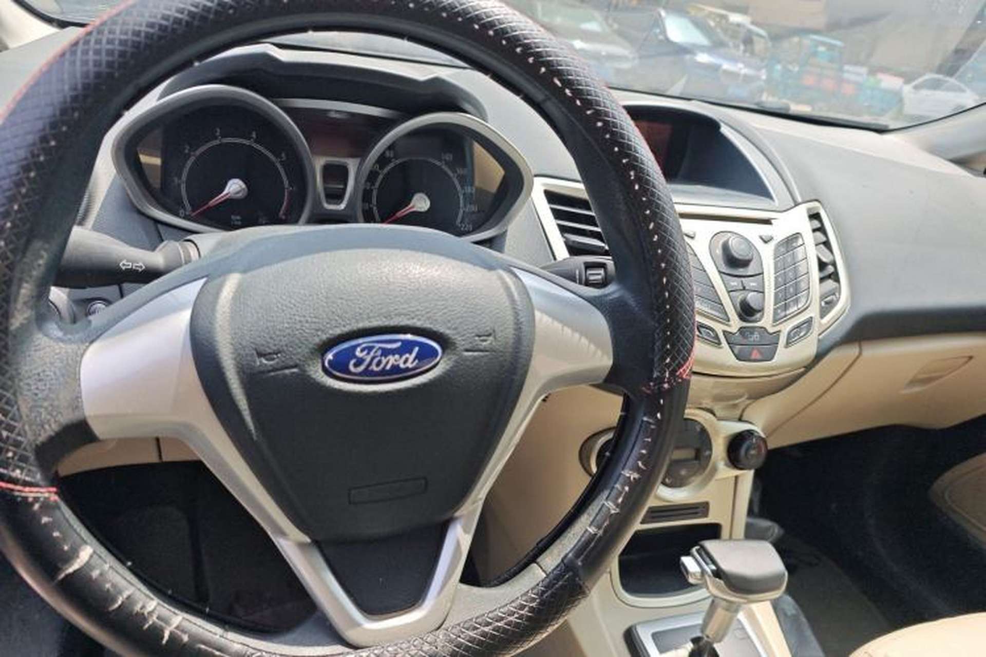 Used Ford Fiesta 2009 Sedan 1.5L Automatic Luxury Model Steering Wheel