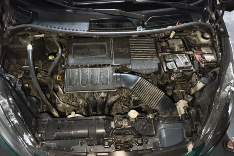 Used Ford Fiesta 2009 Sedan 1.5L Automatic Fashion Edition Engine Bay