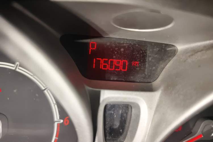 Used Ford Fiesta 2009 Sedan 1.5L Automatic Fashion Edition Odometer Close Up