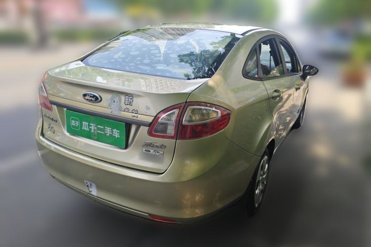 Used Ford Fiesta 2009 Sedan 1.5L Manual Fashion Edition Rear Right 45 Deg