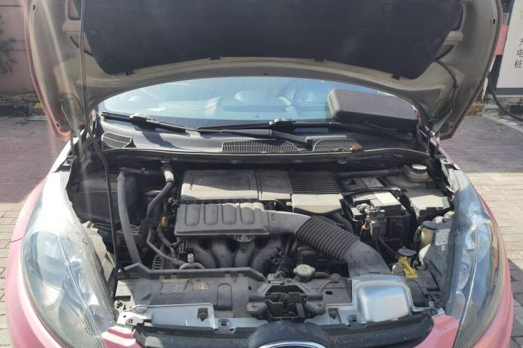 Used Ford Fiesta 2009 Sedan 1.5L Automatic Luxury Model Engine Bay