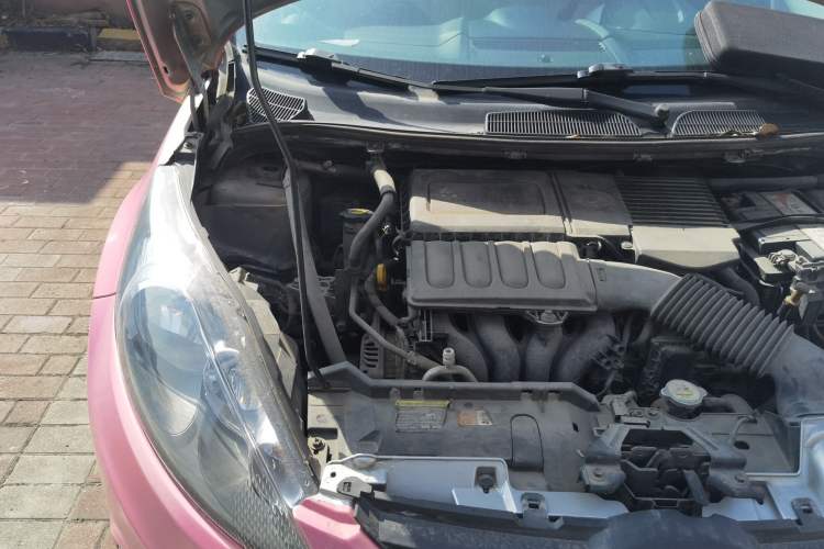 Used Ford Fiesta 2009 Sedan 1.5L Automatic Luxury Model Engine Bay Right