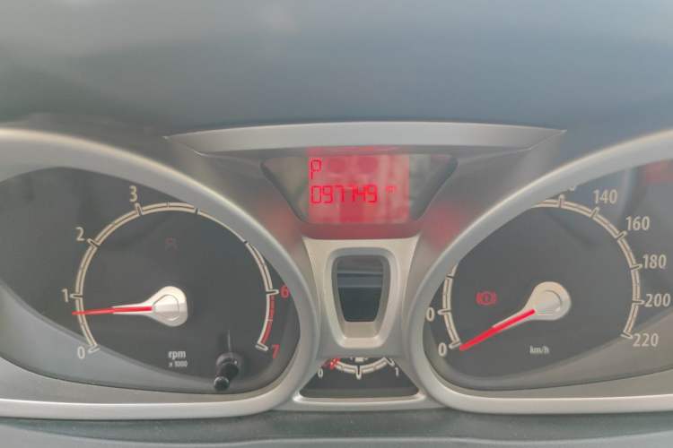 Used Ford Fiesta 2009 Hatchback 1.5L Automatic Fashion Edition Odometer Close Up