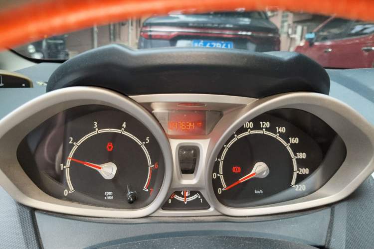 Used Ford Fiesta 2009 Hatchback 1.5L Manual Fashion Edition Odometer Close Up