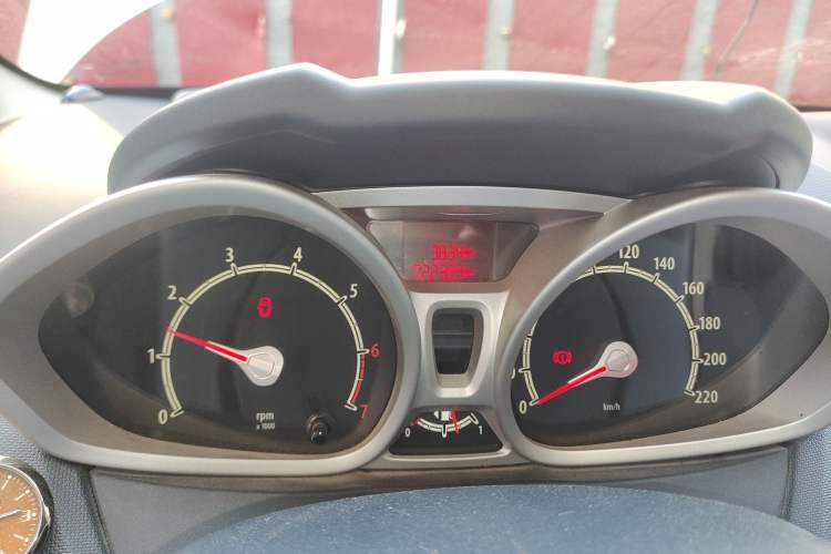 Used Ford Fiesta 2009 Hatchback 1.5L Manual Fashion Edition Odometer Close Up