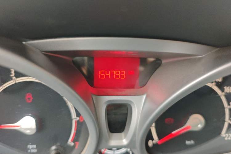 Used Ford Fiesta 2009 Hatchback 1.5L Manual Fashion Edition Odometer Close Up