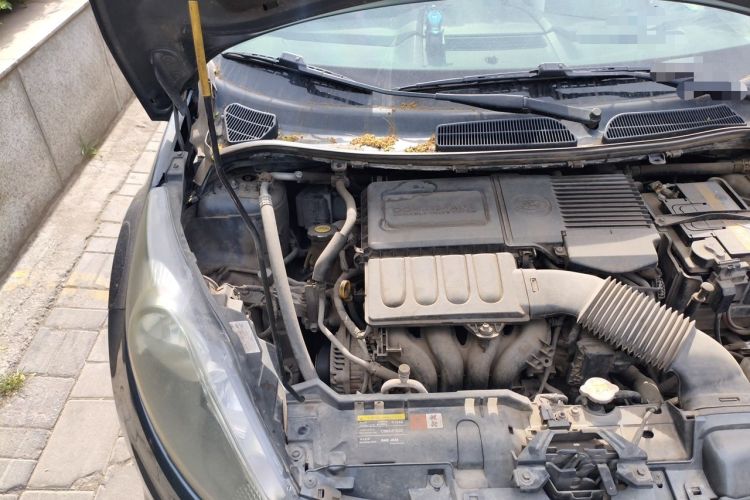 Used Ford Fiesta 2009 Sedan 1.5L Automatic Luxury Model Engine Bay Right