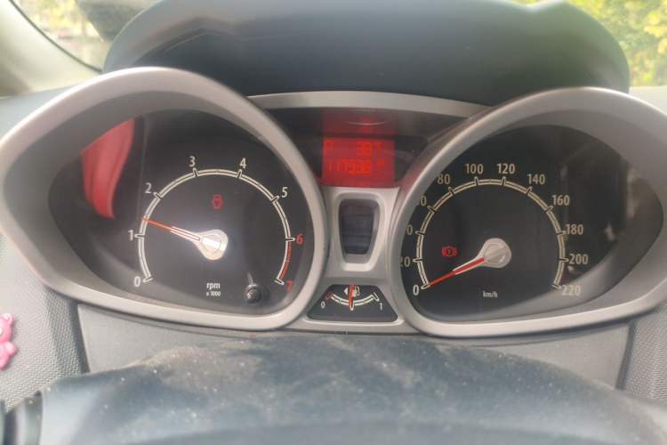 Used Ford Fiesta 2009 Sedan 1.5L Automatic Luxury Model Instrument Cluster
