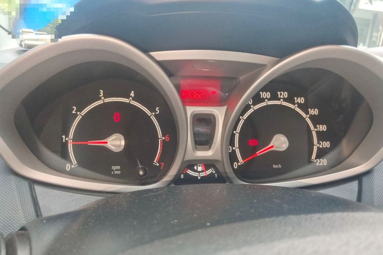Used Ford Fiesta 2010 Hatchback 1.5L Manual - Limited Edition "Guangmang" Odometer Close Up
