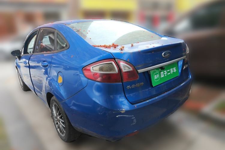 Used Ford Fiesta 2010 Sedan 1.3L Manual Fashion Edition Rear Left 45 Deg