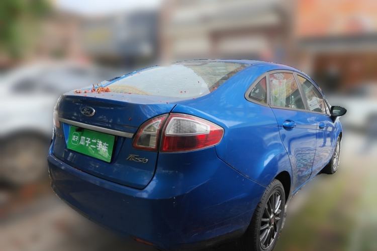 Used Ford Fiesta 2010 Sedan 1.3L Manual Fashion Edition Rear Right 45 Deg