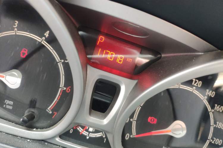 Used Ford Fiesta 2010 Hatchback 1.5L Automatic Limited Edition "Guangmang" Odometer Close Up