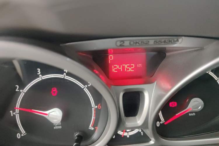 Used Ford Fiesta 2011 Hatchback 1.5L Automatic Fashion Edition Odometer Close Up