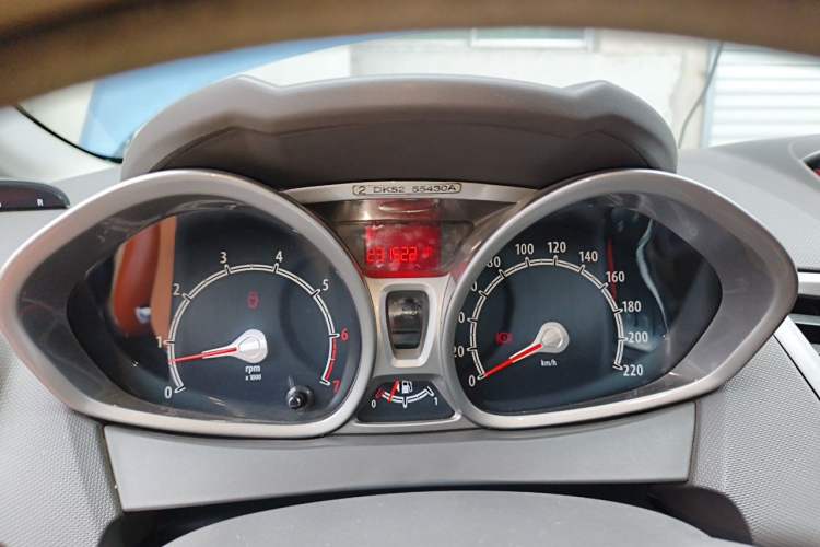 Used Ford Fiesta 2011 Hatchback 1.5L Automatic Fashion Edition Odometer Close Up