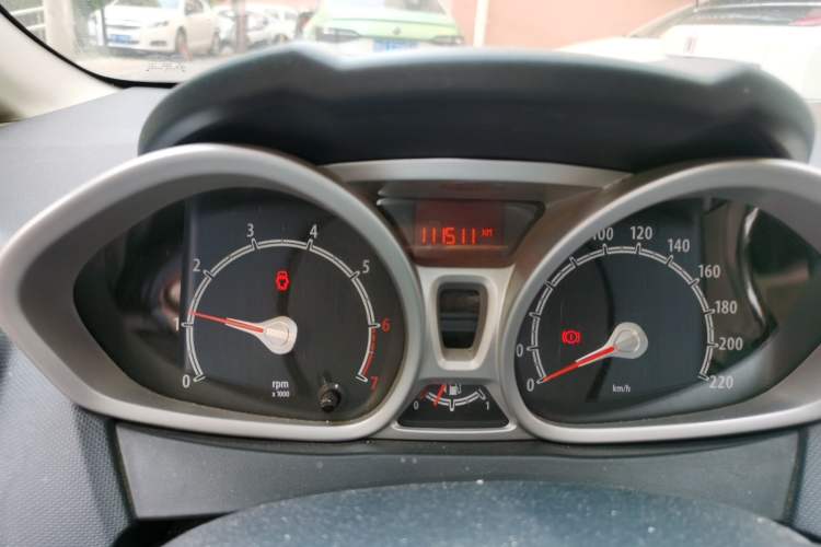 Used Ford Fiesta 2011 Hatchback 1.5L Manual Fashion Edition Odometer Close Up