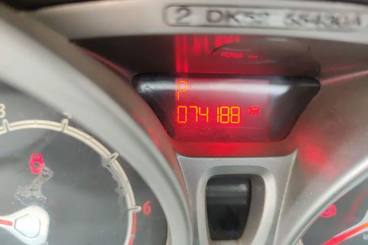 Used Ford Fiesta 2011 Hatchback 1.5L Automatic Fashion Edition Odometer Close Up