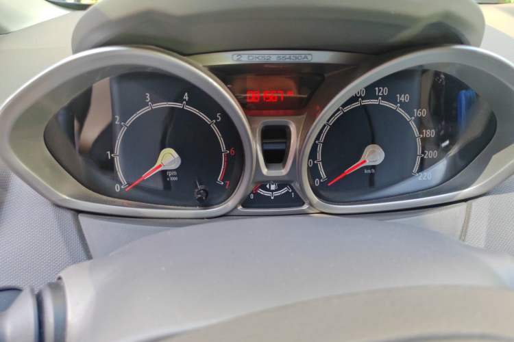 Used Ford Fiesta 2011 Hatchback 1.5L Automatic Fashion Edition Odometer Close Up