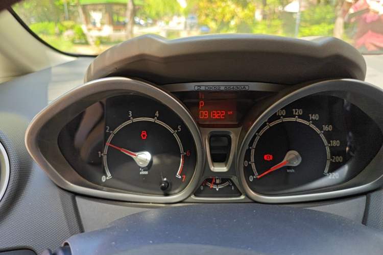 Used Ford Fiesta 2011 Hatchback 1.5L Automatic Fashion Edition Odometer Close Up