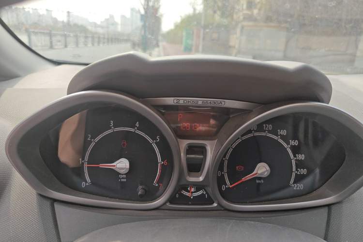 Used Ford Fiesta 2011 Hatchback 1.5L Automatic Fashion Edition Odometer Close Up