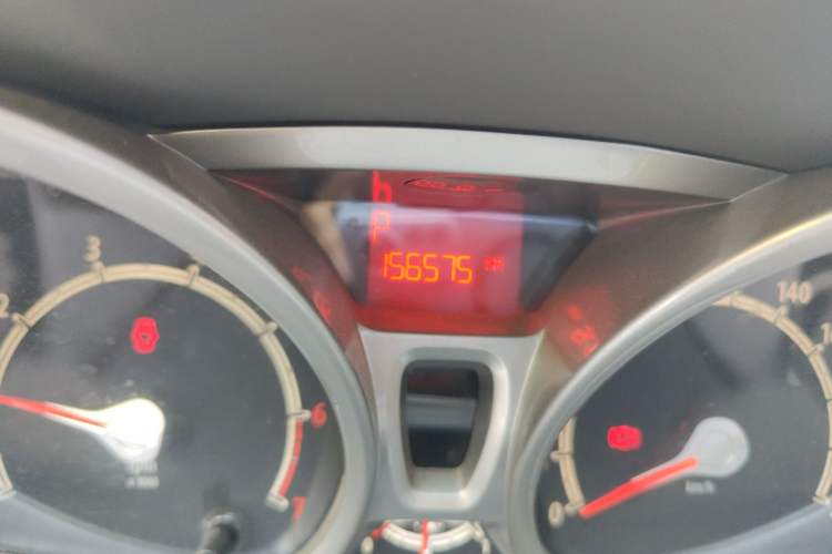 Used Ford Fiesta 2011 Hatchback 1.5L Automatic Fashion Edition Odometer Close Up