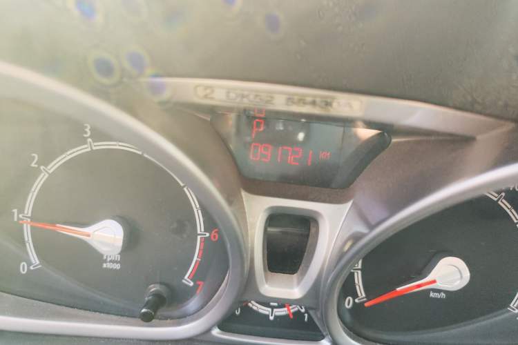 Used Ford Fiesta 2011 Sedan 1.5L Automatic Fashion Edition Odometer Close Up
