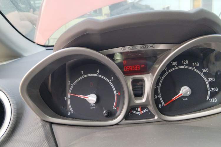 Used Ford Fiesta 2011 Hatchback 1.5L Automatic Fashion Edition Odometer Close Up