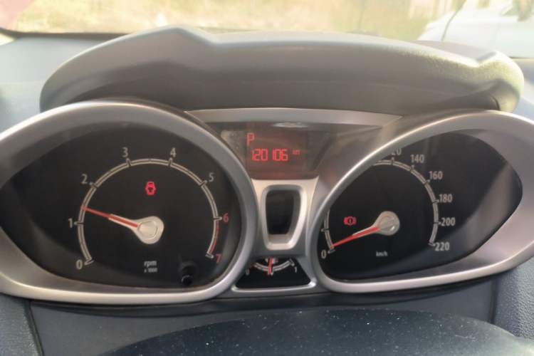 Used Ford Fiesta 2011 Hatchback 1.5L Automatic Fashion Edition Odometer Close Up
