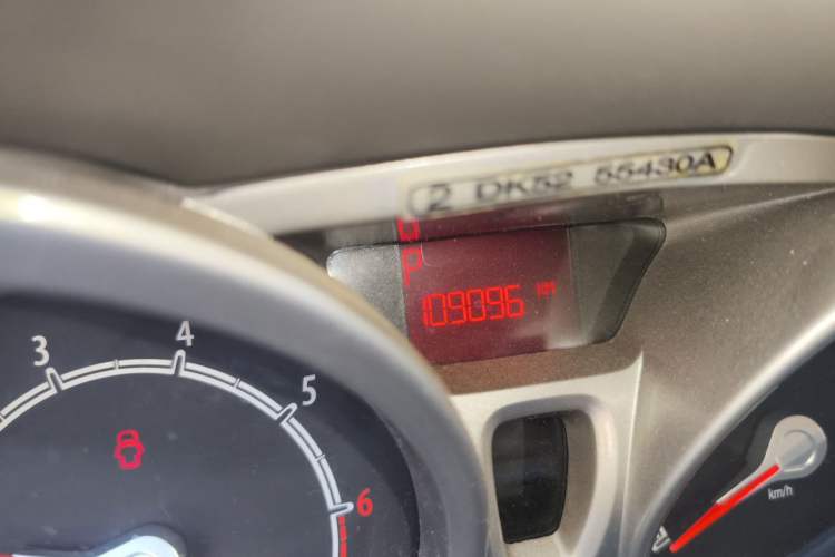 Used Ford Fiesta 2011 Hatchback 1.5L Automatic Fashion Edition Odometer Close Up