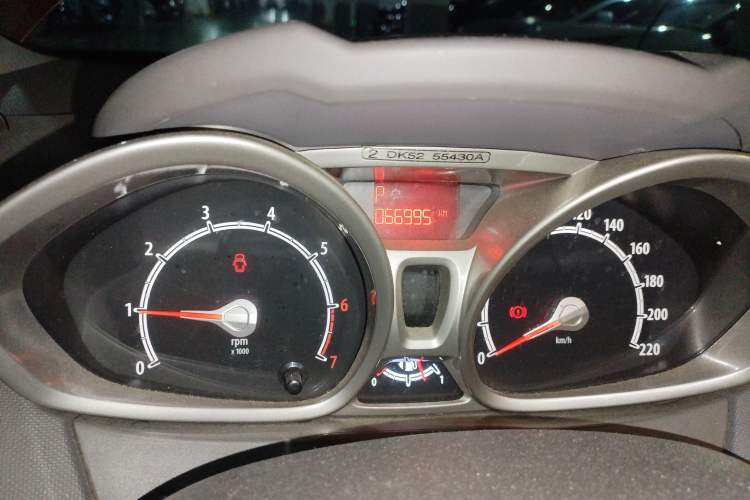 Used Ford Fiesta 2011 Hatchback 1.5L Automatic Fashion Edition Odometer Close Up