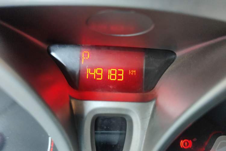 Used Ford Fiesta 2011 Hatchback 1.5L Automatic Fashion Edition Odometer Close Up