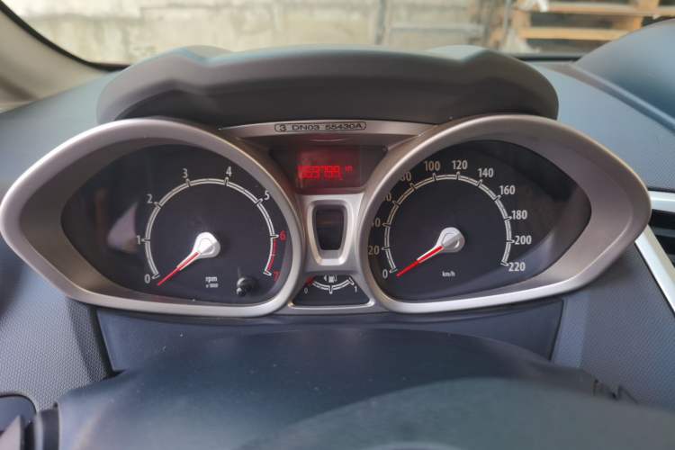 Used Ford Fiesta 2011 Hatchback 1.5L Automatic Sport Model Odometer Close Up