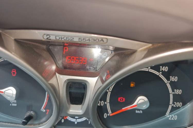 Used Ford Fiesta 2011 Hatchback 1.5L Automatic Fashion Edition Odometer Close Up