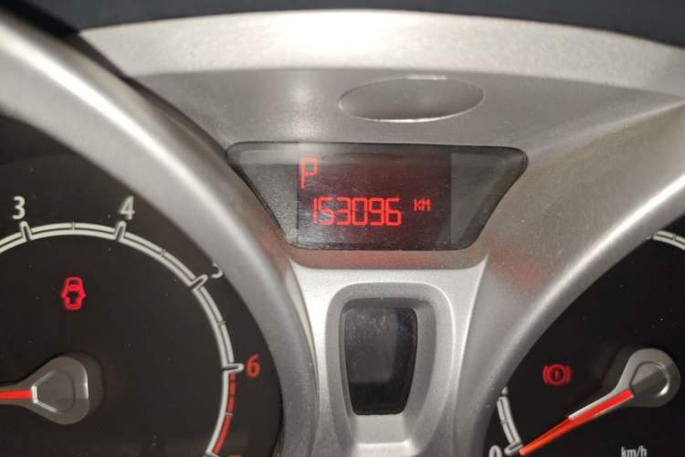 Used Ford Fiesta 2011 Hatchback 1.5L Automatic Fashion Edition Odometer Close Up