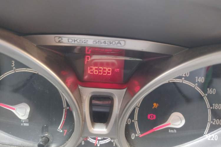 Used Ford Fiesta 2011 Hatchback 1.5L Automatic Fashion Edition Odometer Close Up