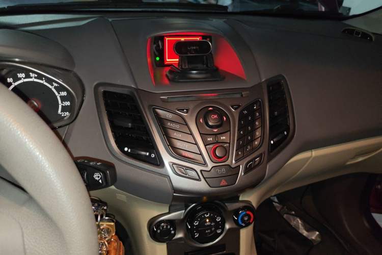 Used Ford Fiesta 2011 Sedan 1.5L Automatic Luxury Model Audio And AC Panel