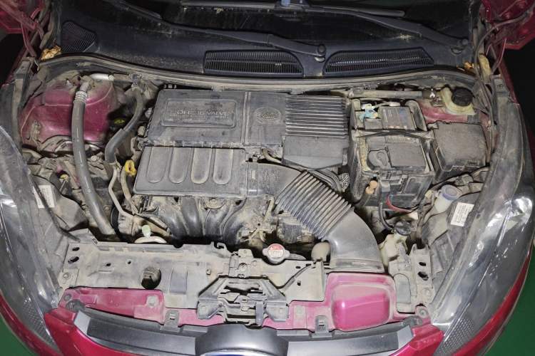 Used Ford Fiesta 2011 Sedan 1.5L Automatic Luxury Model Engine Bay