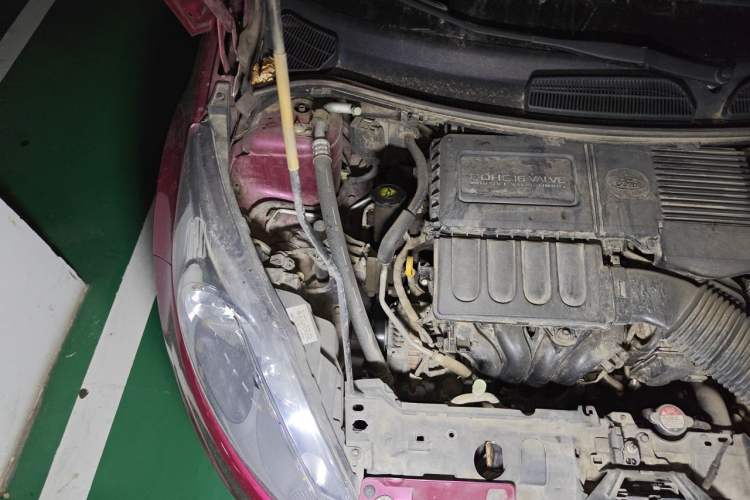 Used Ford Fiesta 2011 Sedan 1.5L Automatic Luxury Model Engine Bay Right