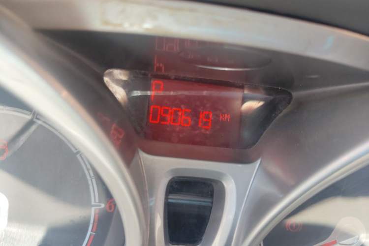 Used Ford Fiesta 2011 Hatchback 1.5L Automatic Fashion Edition Odometer Close Up